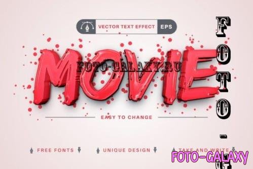 Blood Movie - Editable Text Effect - 16526199