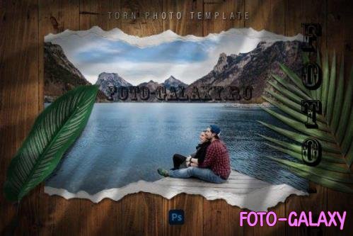 Torn Photo Template - 16531352