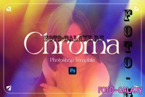 Chromatic Effect Photoshop Template - 16533000
