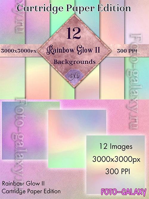 Rainbow glowg paper 12 backgrounds