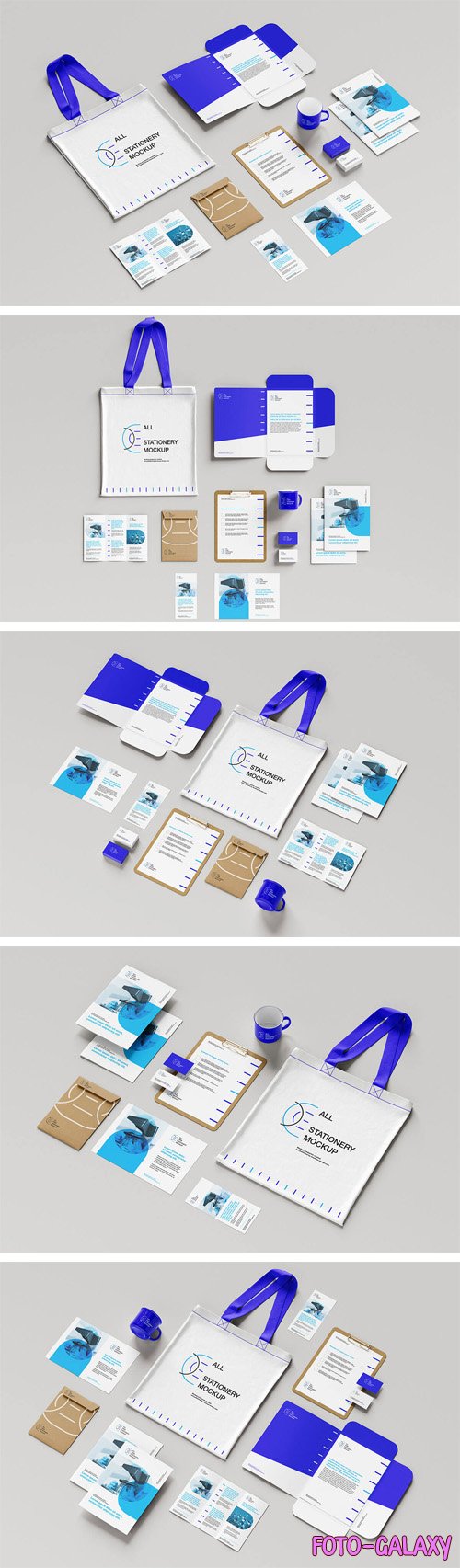 Stationery Elements PSD Mockups Templates