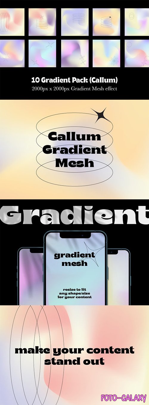 Callum - 10 Gradient Pack