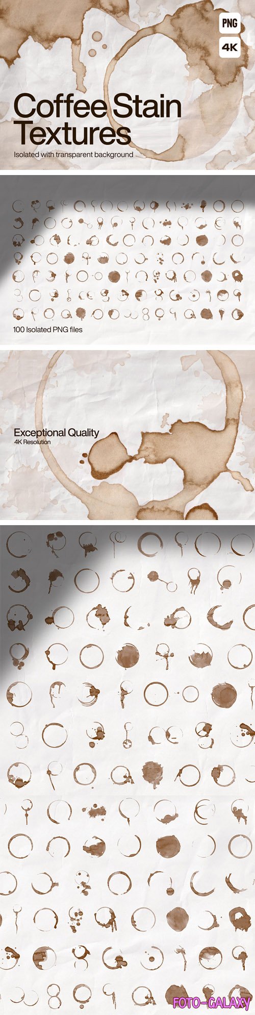 Coffee Stain Textures Collection