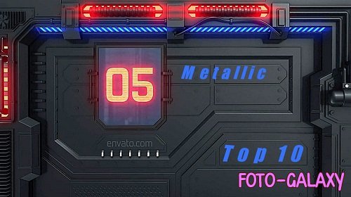 Videohive - Metallic Top 10 28316090 - Project For Final Cut & Apple Motion
