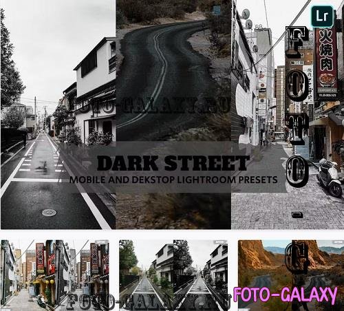 Dark Street Lightroom Presets Dekstop and Mobile - YNVZBLW