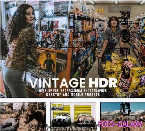 Vintage HDR - Desktop & Mobile Lightroom Presets - GNUVDKC
