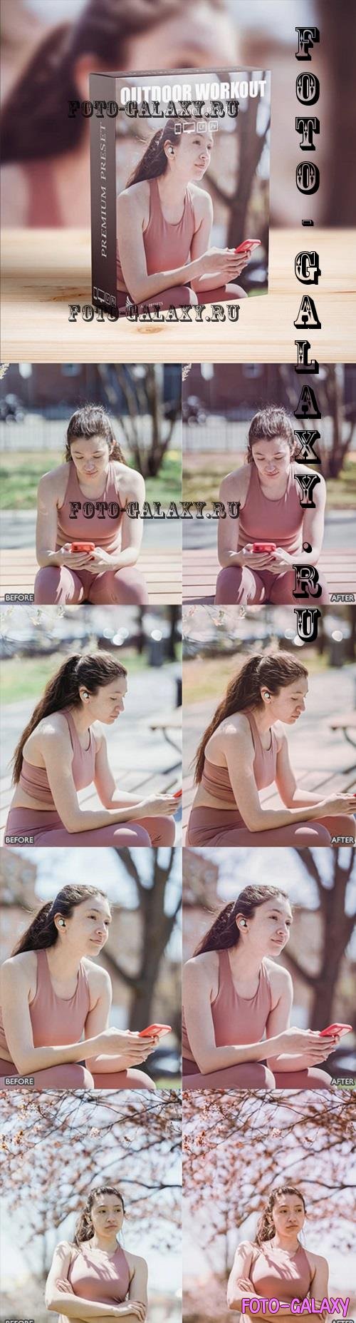 Outdoor workout Lightroom presets for mobile and desktop - 33789472