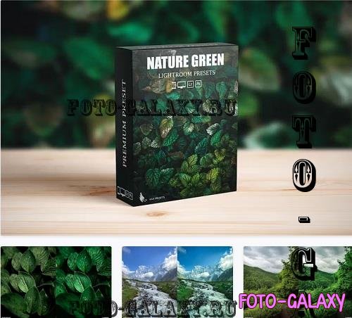 Nature Moody Green Lightroom Preset - 38885916