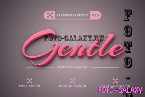 Gentle - Editable Text Effect - 16536574