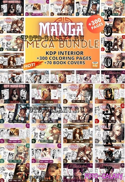 Manga Mega Bundle - 20 Premium Graphics