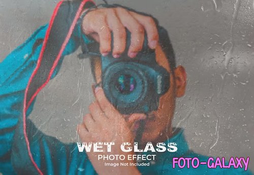 Wet Glass Photo Effect for Photoshop