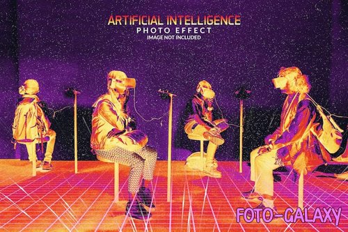 Artificial Intelligence Photo Effect for Photoshop