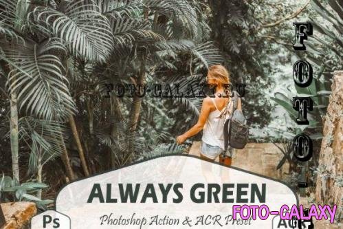 10 Always Green Photoshop Actions And ACR Presets, Bright  - 2618113