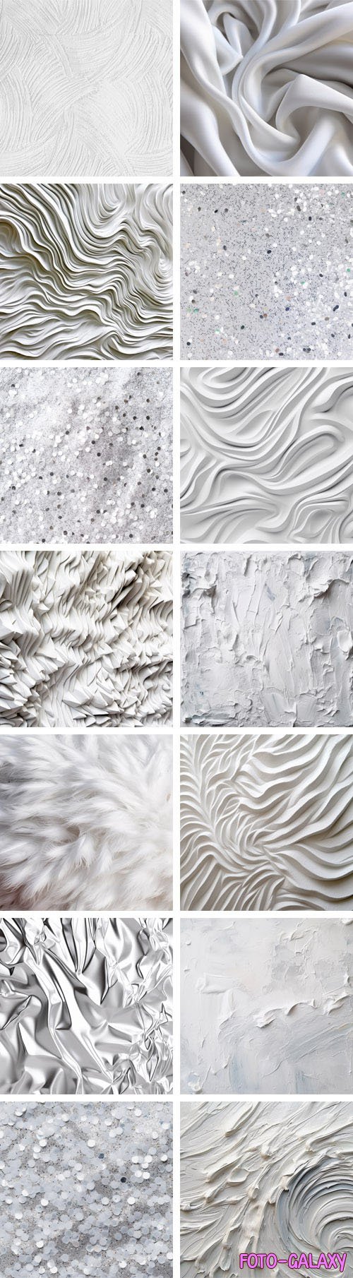 Bright White Textures Collection