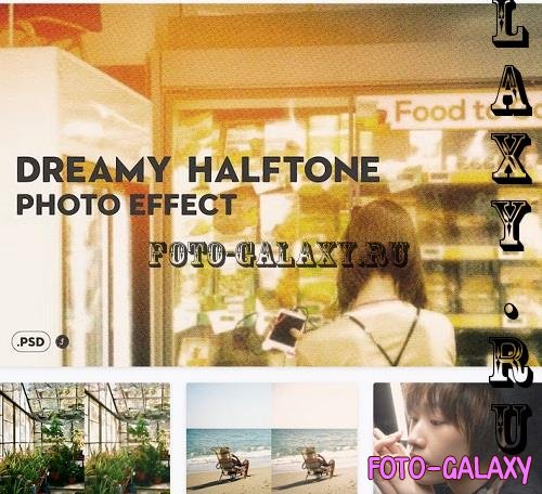 Dreamy Halftone Photo Effect - KWVD3MD