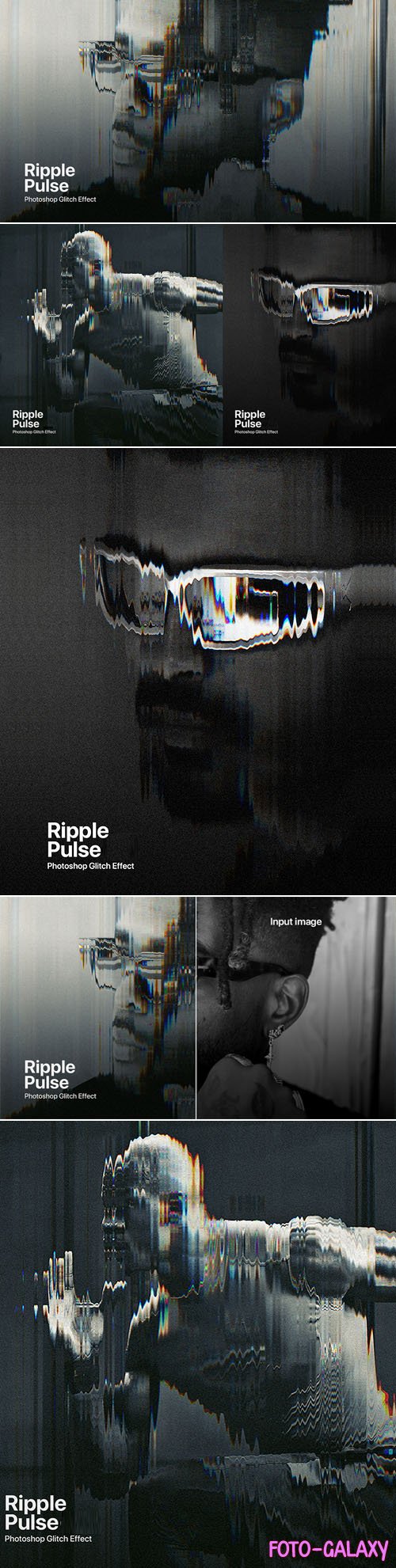 Ripple Pulse - Glitch Effect for Photoshop