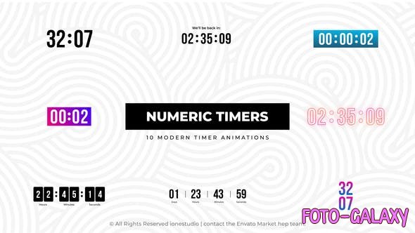 Videohive - Numeric Timers 46269026