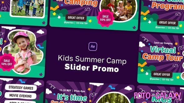 Videohive - Kids Summer Camp Slider Promo 46320455 