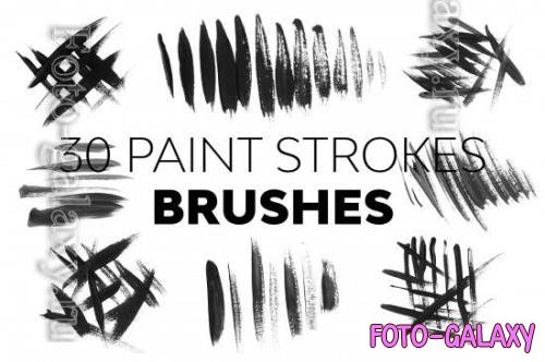 CreativeMarket - Paint Strokes Brushes - 21322706