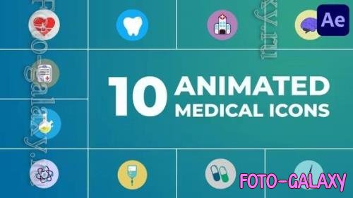 Videohive - Animated Medical Icons for After Effects 45936235
