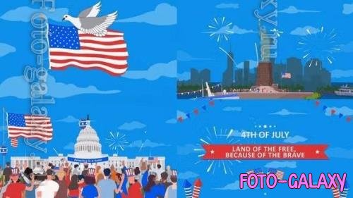 Videohive - 4th Of July Independence Day Intro 45883633