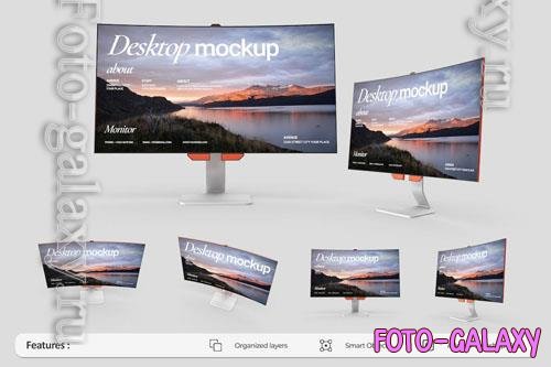 Desktop Monitor Mockup - JJHGDR4