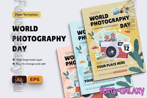 World Photography Day Flyer Ai & EPS Template - 2JRA4PW