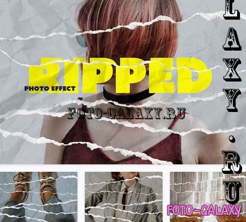 Ripped Paper Photo Effect - 25410301