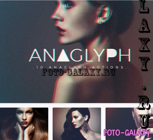 Anaglyph Photoshop Actions - 83X6R2