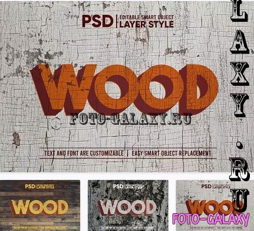 Wood Text Effect - 8JZSUB9