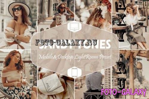 10 Sandy Tones Mobile & Desktop Lightroom Presets, Warm - 2658962