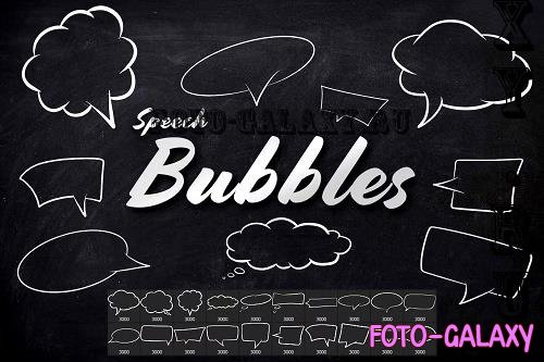 20 Speech Bubbles Photoshop Brushes - QZDVUT9
