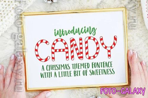 Candy Christmas - A Christmas Font