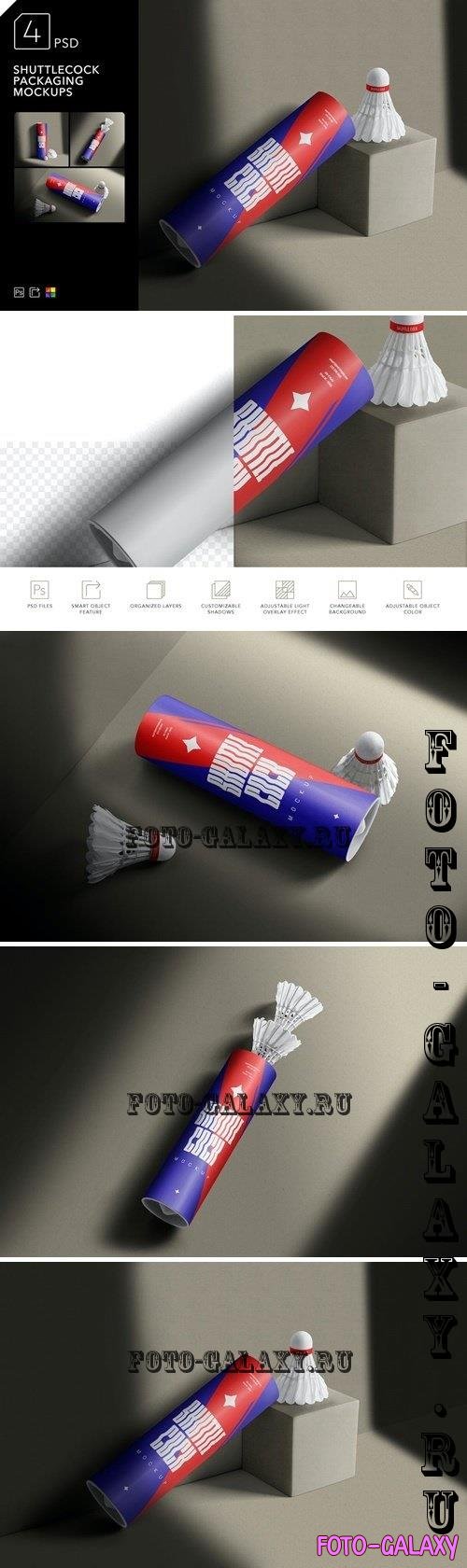 Shuttlecock Packaging Mockups - 17652669