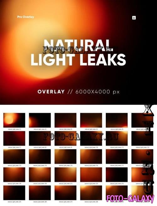 30 Natural Light Leaks Overlay HQ - 26070619