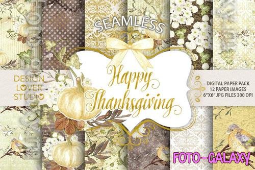 Happy Thanksgiving 2 digital papers