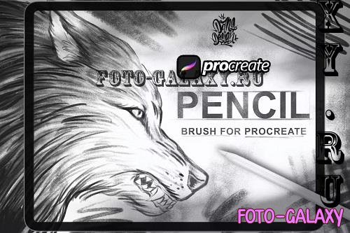 Dansdesign Pencil Brush Procreate - N3R9HW6