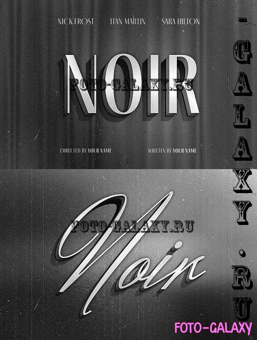 Vintage Film Text Effects - 25433219