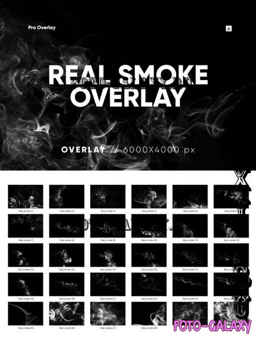 30 Real Smoke Overlays - 26692949