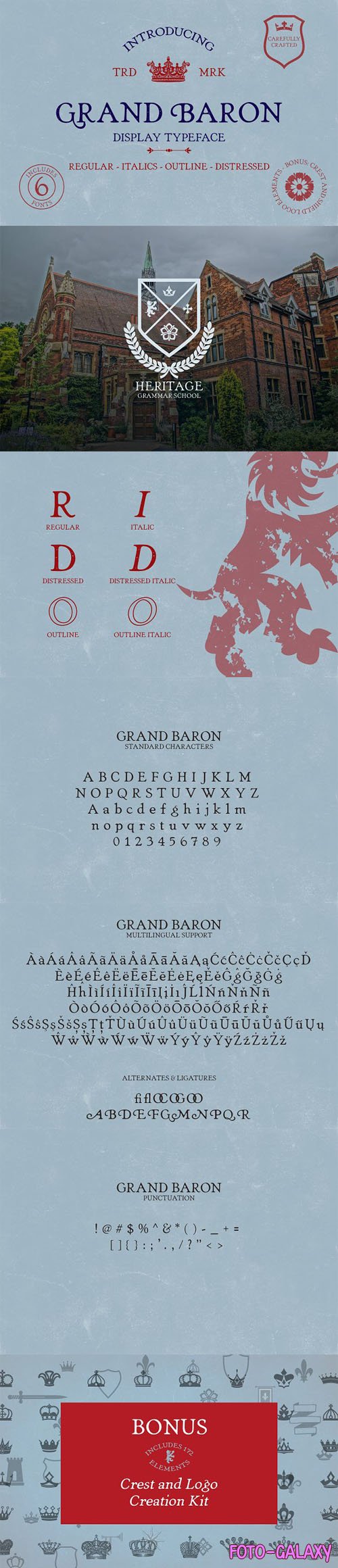 Grand Baron Typeface