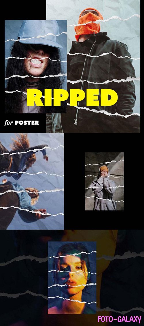 Ripped Paper Photo Effect for Photoshop