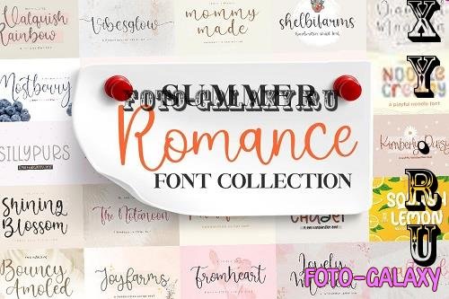 Special Handwritten Font Bundle - Summer Romance Font Collection