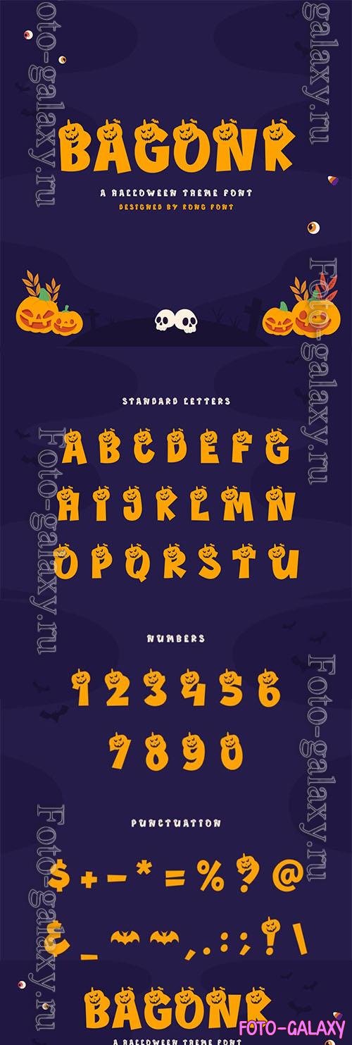 Bagonk Halloween Font