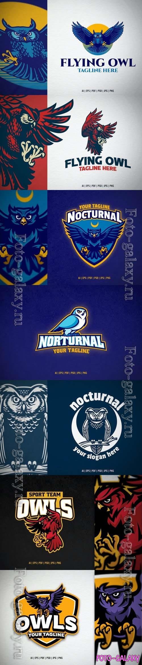 Owl Mascot Logo Design