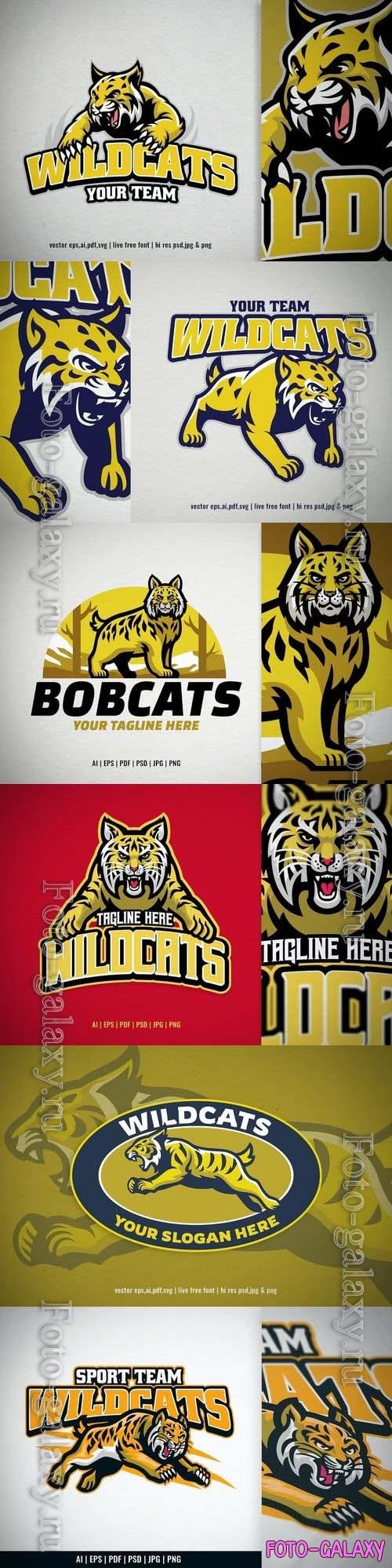 Wildcat Mascot for Sport and Esport Logo