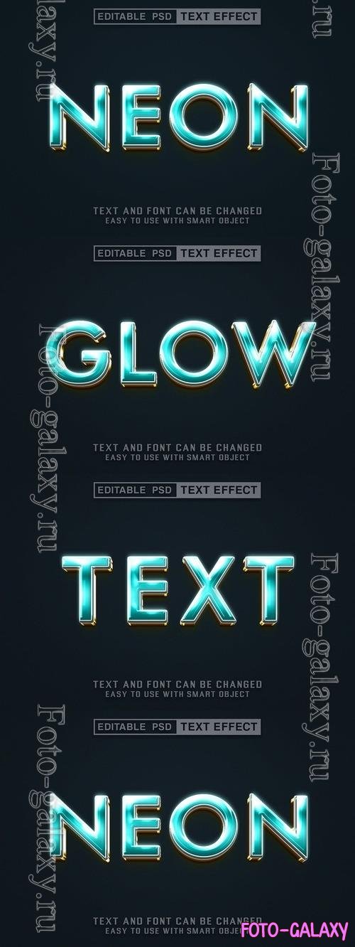 Neon Editable Text Effect