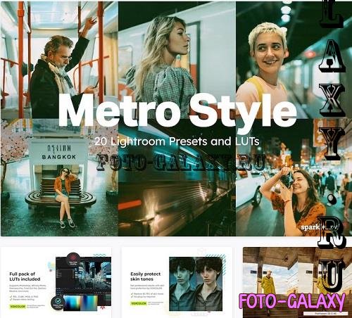 20 Metro Style Lightroom Presets LUT - 27119116