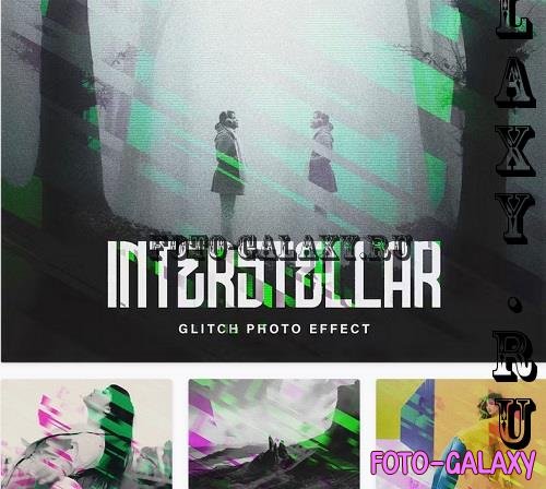 Interstellar Glitch Photo Effect - 26698050