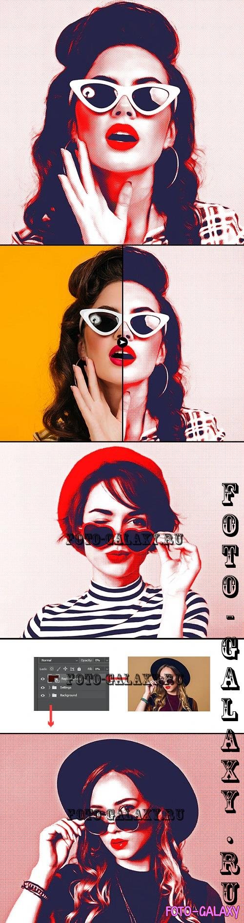 Pop Art Photo Effect - 46701109