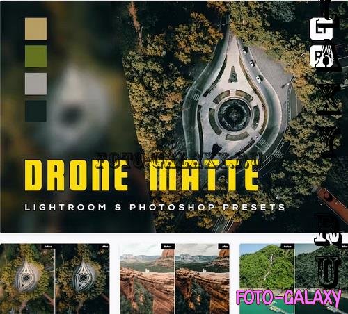 6 Drone Matte Lightroom and Photoshop Presets - AJ9264S